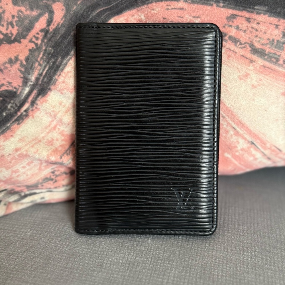 Louis Vuitton Black EPI Leather Pocket Organizer
